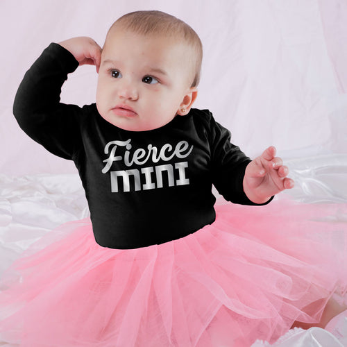 Fierce Femme/Mini, Matching Tee And Bodysuit For Mom And Baby (Girl)