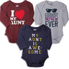 World's Cutest Nephew, Set Of 3 Assorted Bodysuits ForThe  Baby