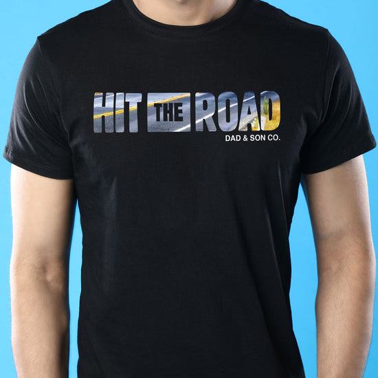 Hit The Road, Dad And Son Matching Adult Tees