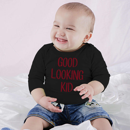 Good Looking Kid, Matching Tee And Bodysuit For Dad And Baby (Boy)