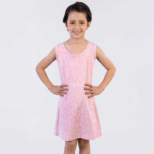 Pink All The Way Floral Print Shift Dress For Mom And Daughter
