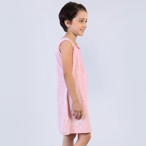 Pink All The Way Floral Print Shift Dress For Mom And Daughter