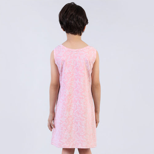 Pink All The Way Floral Print Shift Dress For Mom And Daughter