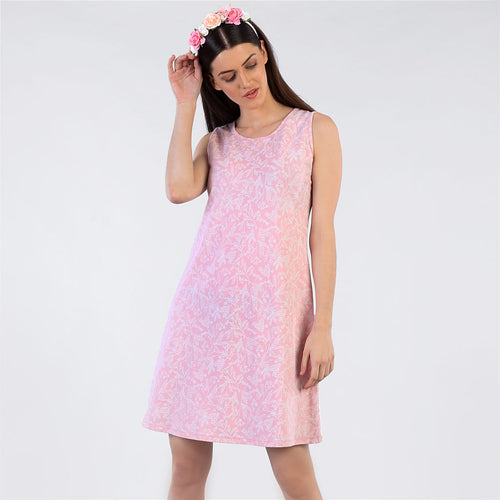 Pink All The Way Floral Print Shift Dress For Mom And Daughter