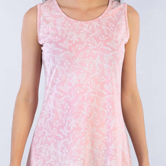 Pink All The Way Floral Print Shift Dress For Mom And Daughter