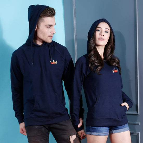 King And Queen, Matching Hoodies For Couples