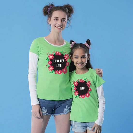 Love My Life Tees Mom & Daughter Tees