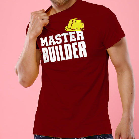 Master Builder/Demolition Expert, Matching Tee And Bodysuit For Dad And Baby (Boy)