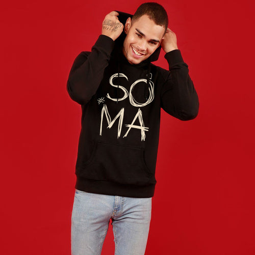Soul Mate (Black) Matching Hoodies For Couples