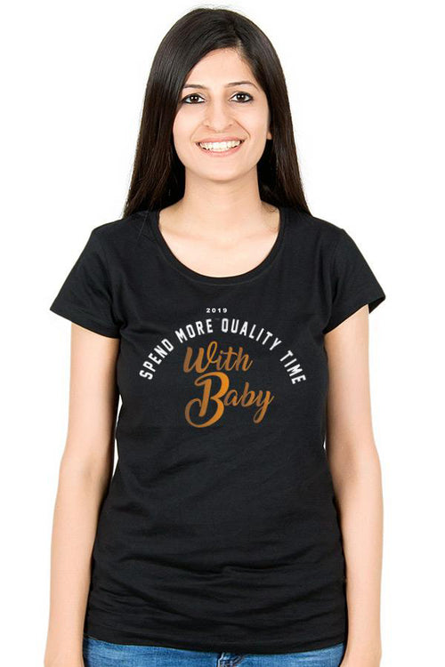 More Quality Time Matching Mom and Baby New Years Tee and Bodysuit