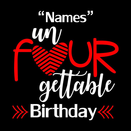 Four Gettable Birthday Girl Tee