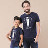 Navy Like Father-Son Tees