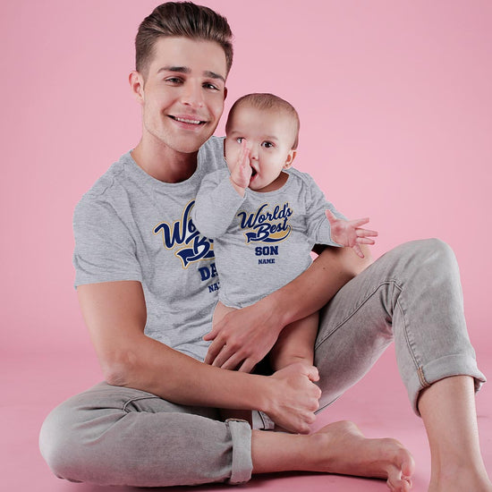 World's Best Dad  Dad-Baby Bodysuit and Tees