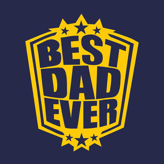 Navy Best Dad Ever Father-Son Tees