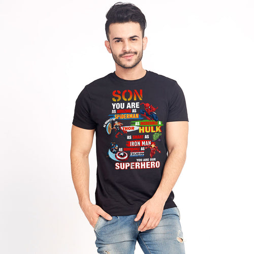 Daddy You Are SuperHero, Matching Dad & Son Tees