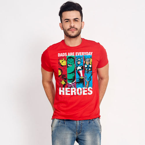 Dads Are Every Day Heroes, Matching Dad & Son Tees