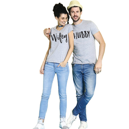 HuBBY/Wifey Matching Couple Tees