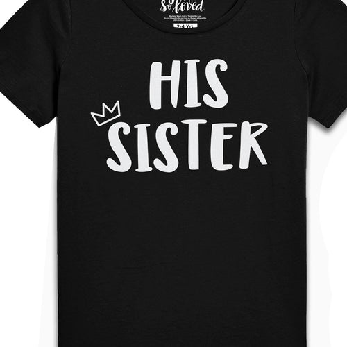 Her Brother-His Sister, Matching Bodysuit And Tee For Brother And Sister