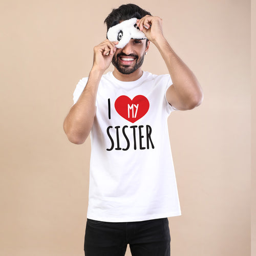 I Love My Brother/Sister,Matching Tees For Brother And Sister Adults