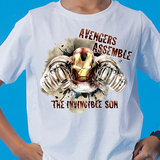 Avengers Assemble Dad/Son, Matching Marvel Tees For Dad And Son