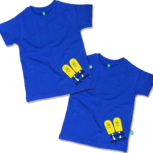 Twins Are Cool Combo Tee For Twins