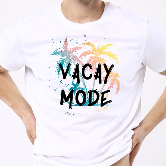 Vacay Mode, Matching Dad/Mom/Son/Daudhter Family Tees