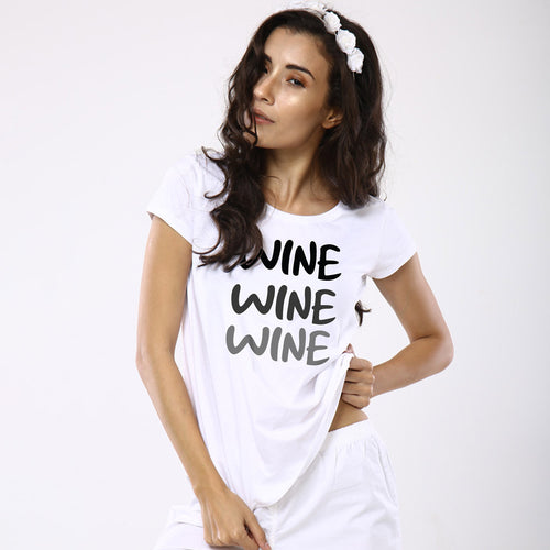Wine And Whine, Matching Tee And Babysuit For Mom And Baby (Boy)