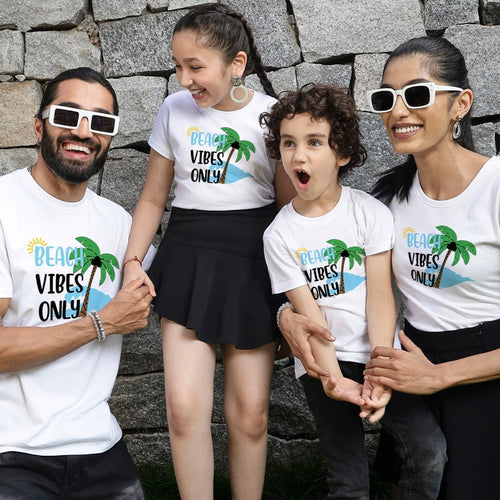 Beach Vibes Only Matching Tees For Family