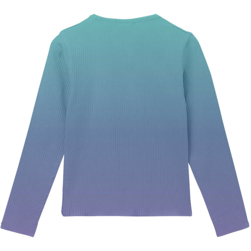 Girls Printed Rib Tshirt