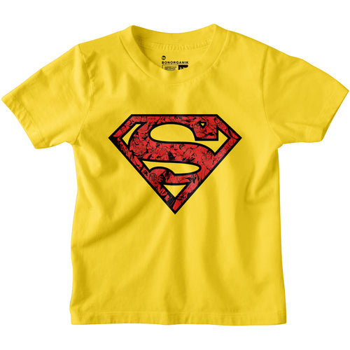 Boys Superman Yellow Tshirt