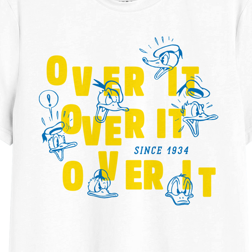 Over It Graphic Printed Men Tshirt