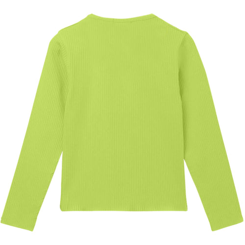 Girls Green Rib Tshirt