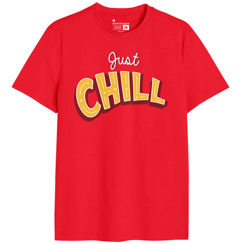 Chill Graphic Printed Men Tshirt