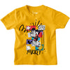 Boys Mustard Yellow Mickey Tshirt