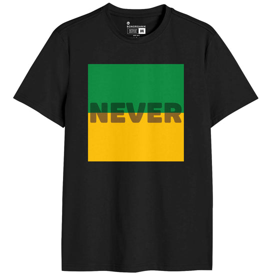 Never Graphic Printed Men Tshirt
