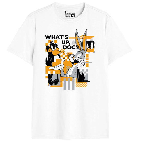 What's Up Doc Graphic Printed Men Tshirt