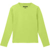Girls Green Rib Tshirt
