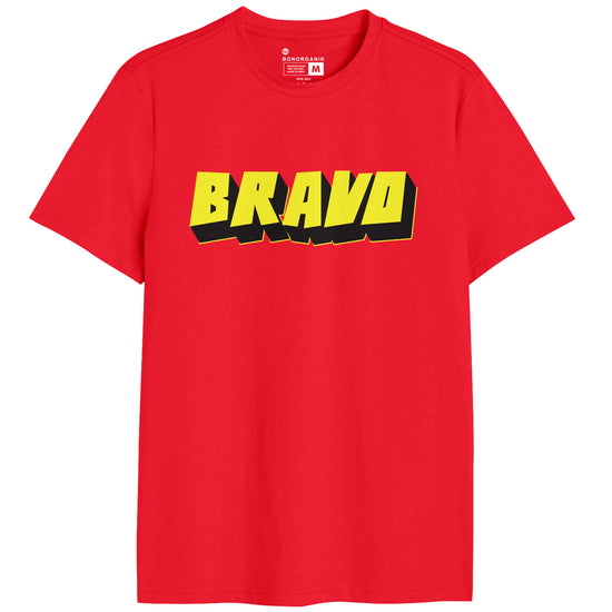 Bravo Graphic Printed Men Tshirt