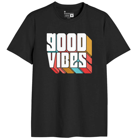 Good Vibes Graphic Printed Men Tshirt
