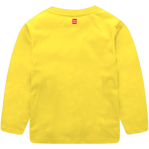 Mickey Yellow Full Sleeve Boys T-SHIRT