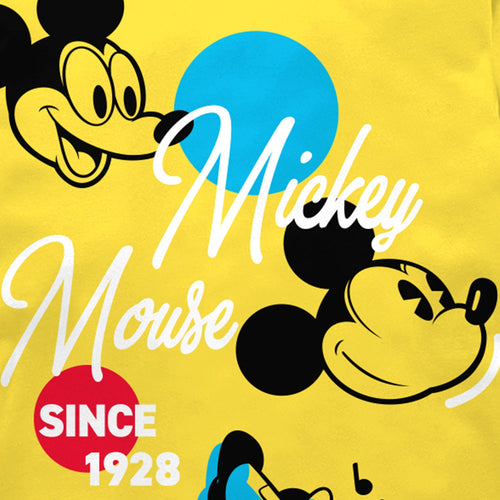 Mickey Yellow Full Sleeve Boys T-SHIRT