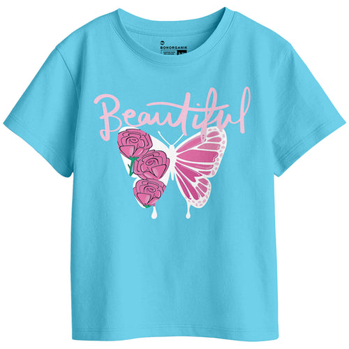 Girls Graphic Printed Pack Of 5 Tees