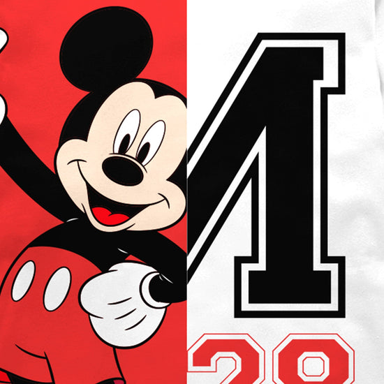 Mickey Red/White Full Sleeve Boys T-SHIRT