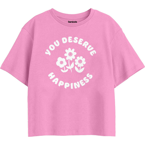 Girls Regular Boxy Tshirt