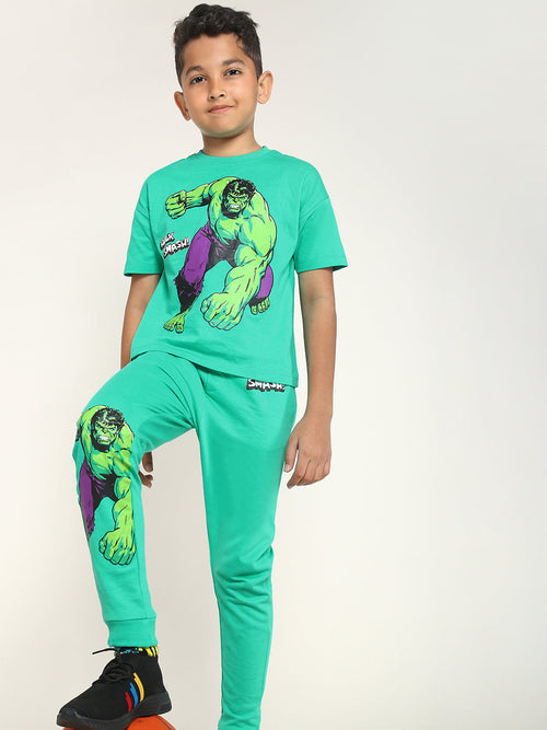 Boys Hulk CO-ORDS set tshirt and Jogger