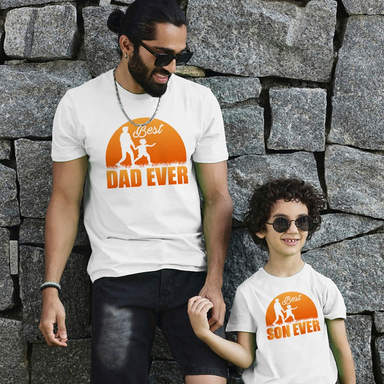 Best Dad And Son Ever Twinning Tees For Dad And Son