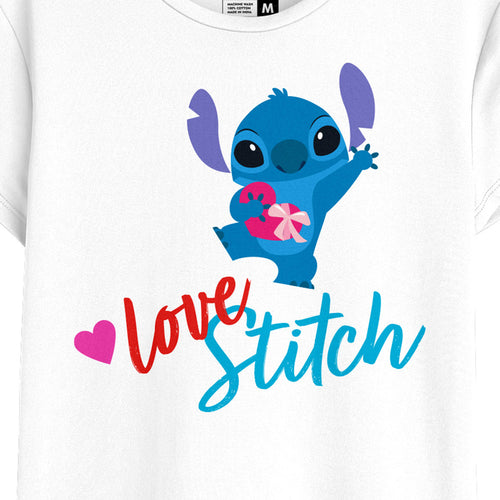 Love Stitch Women Graphic Printed Tees