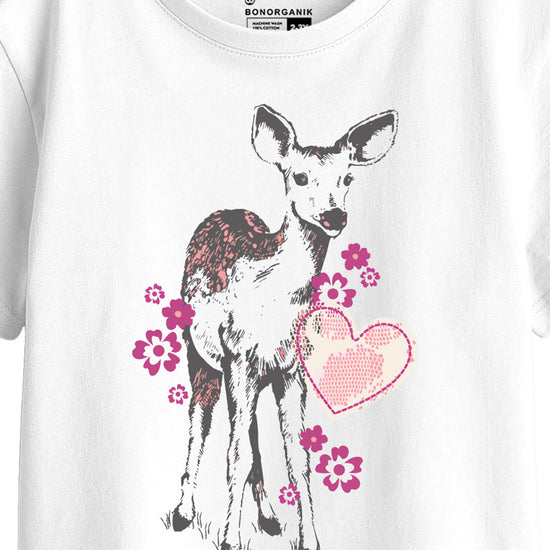 Girls Graphic Printed-Tees