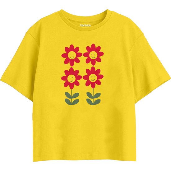 Girls Regular Boxy Tshirt