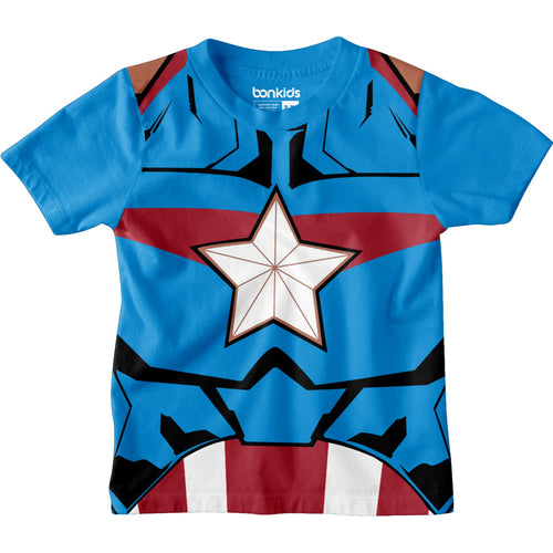 Captain America, Black Boys & Amazing Spidermen Boys Tshirt Combo Pack